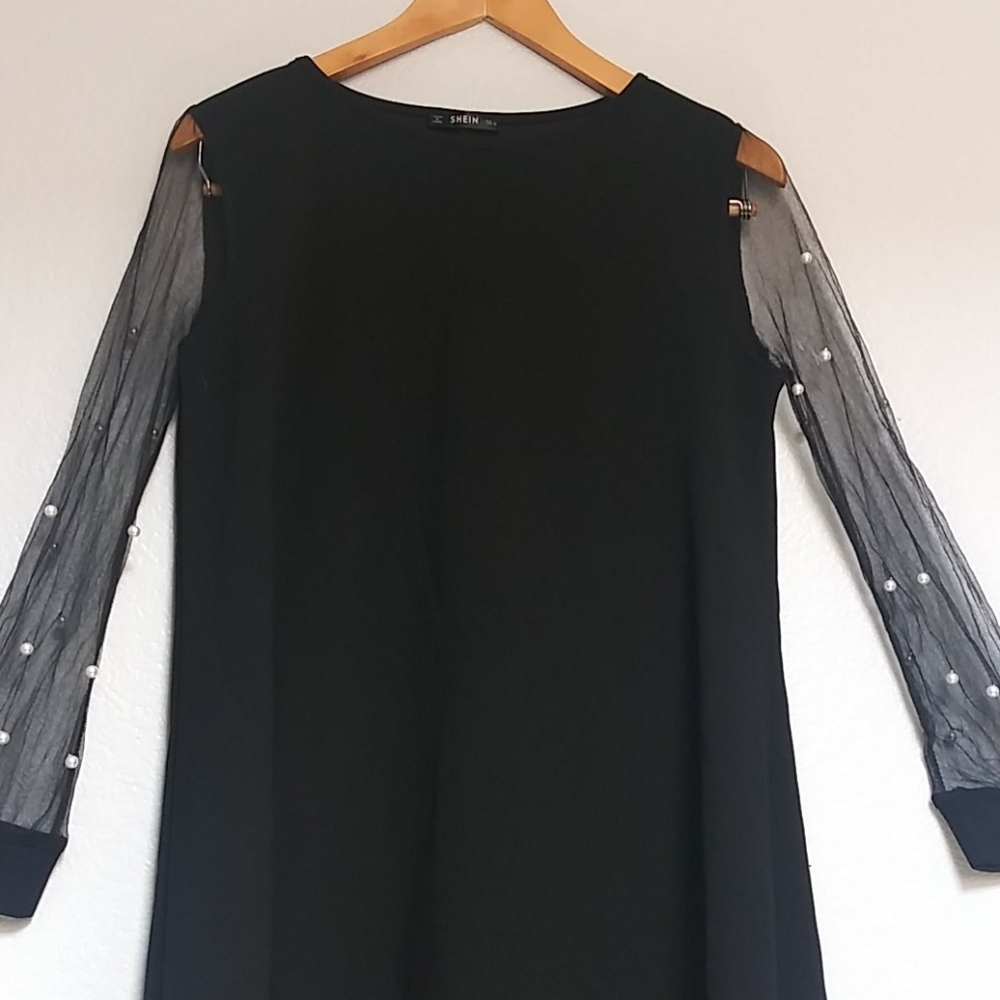 Black dress.
